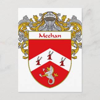 Carte Postale Armoiries de Meehan (mannequin)