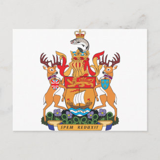 Carte Postale Armoiries De Newbrunswick