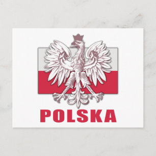 Carte Postale Armoiries de Pologne Polska
