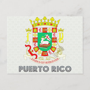 Carte Postale Armoiries de Porto Rico