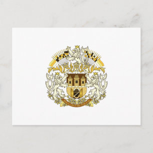Carte Postale Armoiries de Prague
