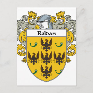 Carte Postale Armoiries de Roldan/crête de famille (mannequin)