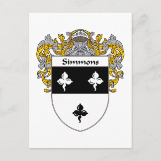 Carte Postale Armoiries de Simmons (mannequins)
