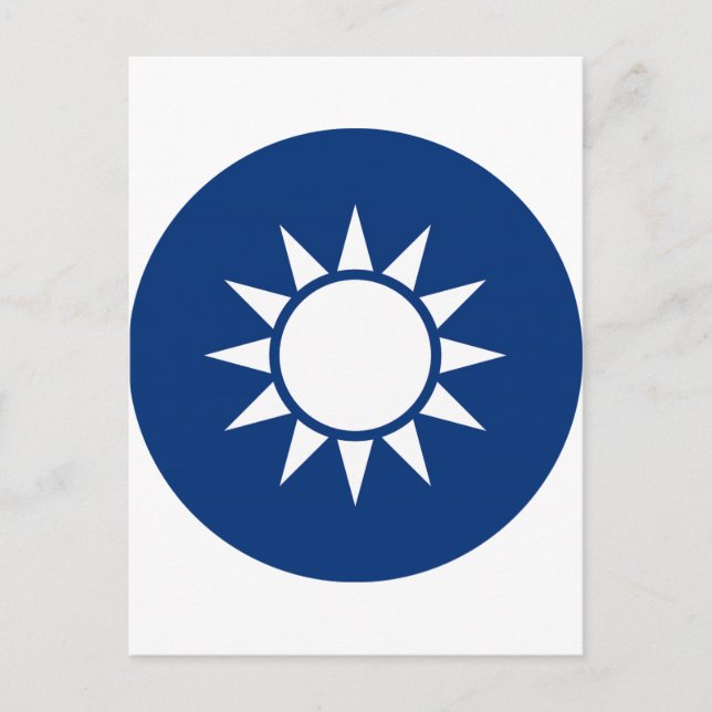 Carte Postale Armoiries de Taïwan (Devant)