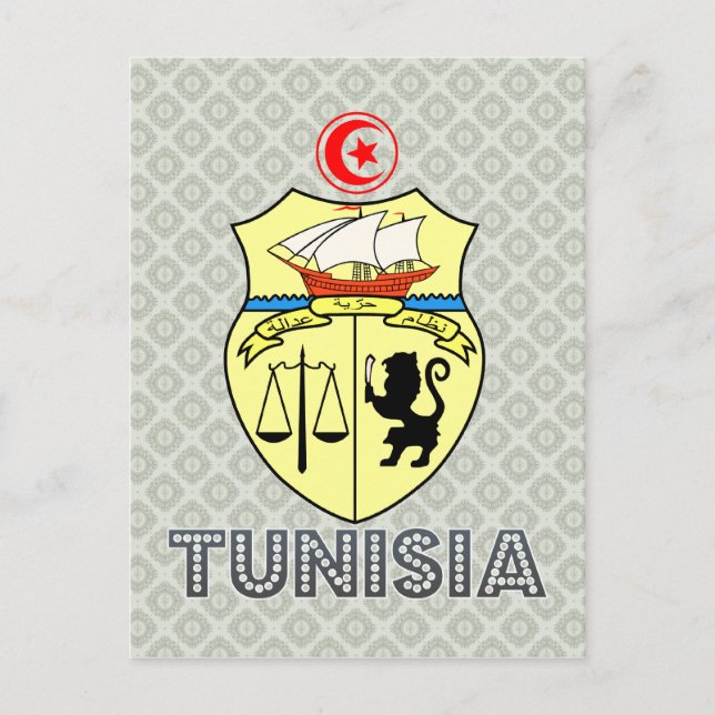Carte Postale Armoiries de Tunisie (Devant)