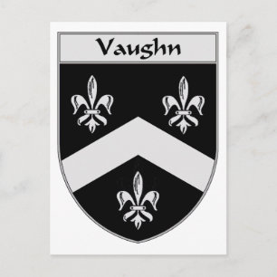 Carte Postale Armoiries de Vaughn/crête de famille