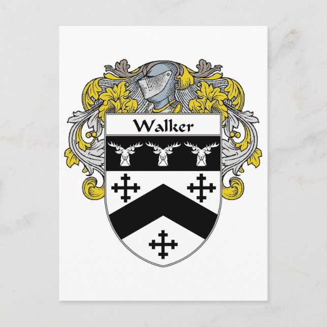 Carte Postale Armoiries de Walker (mannequins) (Devant)