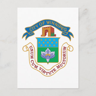 Carte Postale Armoiries de Winnipeg