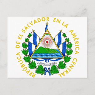 Carte Postale Armoiries d'El Salvador