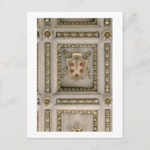 Carte Postale Armoiries des Médicis, du fond de l'église