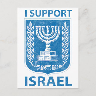 Carte Postale Armoiries d'Israël Vintage