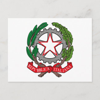 Carte postale Armoiries d'Italie