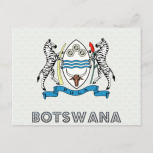 Carte Postale Armoiries du Botswana