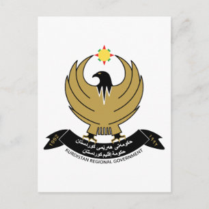 Carte Postale Armoiries du Kurdistan