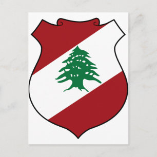 Carte Postale Armoiries du Liban