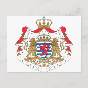 Carte Postale Armoiries du Luxembourg