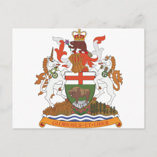 Carte Postale Armoiries Du Manitoba
