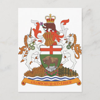 Carte Postale Armoiries Du Manitoba