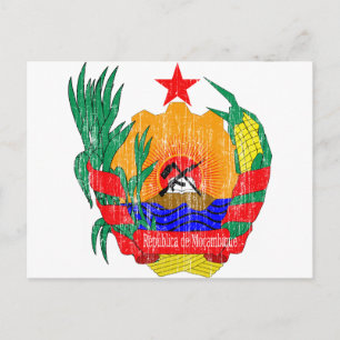 Carte Postale Armoiries Du Mozambique