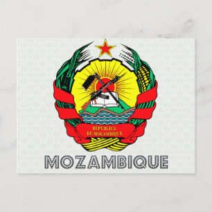 Carte Postale Armoiries du Mozambique