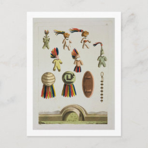 Carte Postale Armoiries mexicaines (litho couleur)
