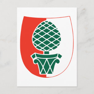 Carte Postale Armoiries officielles d'Augsbourg Allemagne Herald