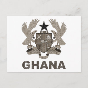 Carte Postale Armoiries vintages Du Ghana