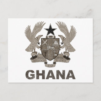 Carte Postale Armoiries vintages Du Ghana