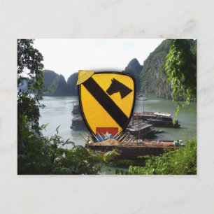 Carte Postale Army Air, 1er 7e cavalerie vétérans de guerre du v