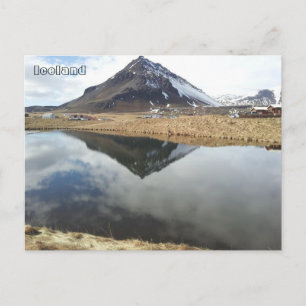 Carte Postale Arnarstapi et Mt. Stapafell, Islande
