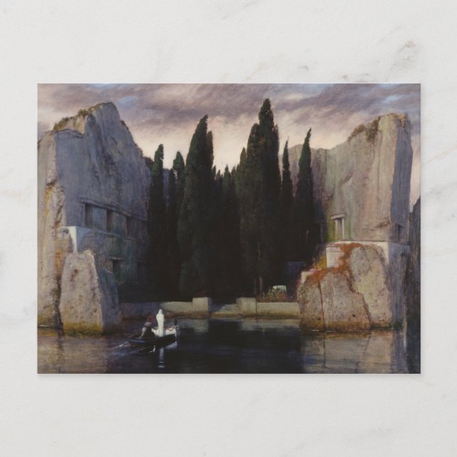 Carte Postale Arnold Böcklin - L'île des morts (Devant)