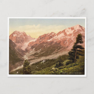 Carte Postale Arolla, hôtel, Valais, Alpes de, Suisse vi