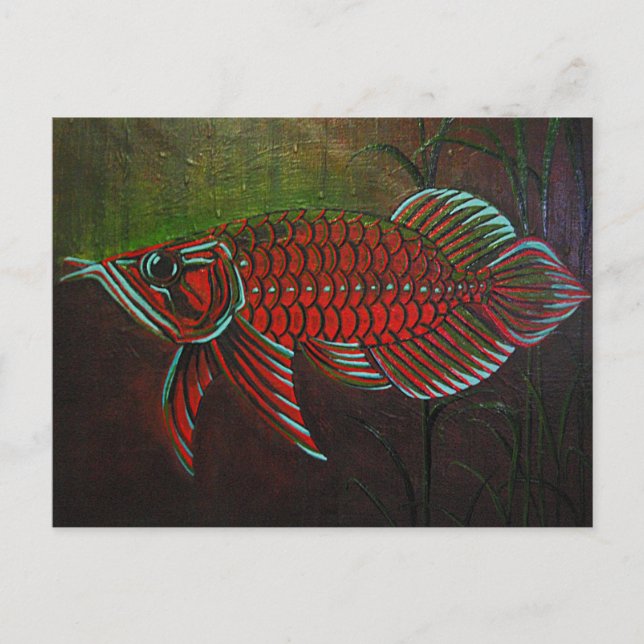 Carte postale Arowana (Devant)