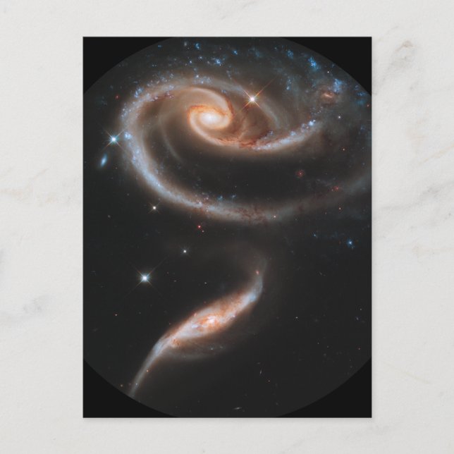 Carte Postale ARP-273 Galaxies en interaction (Devant)