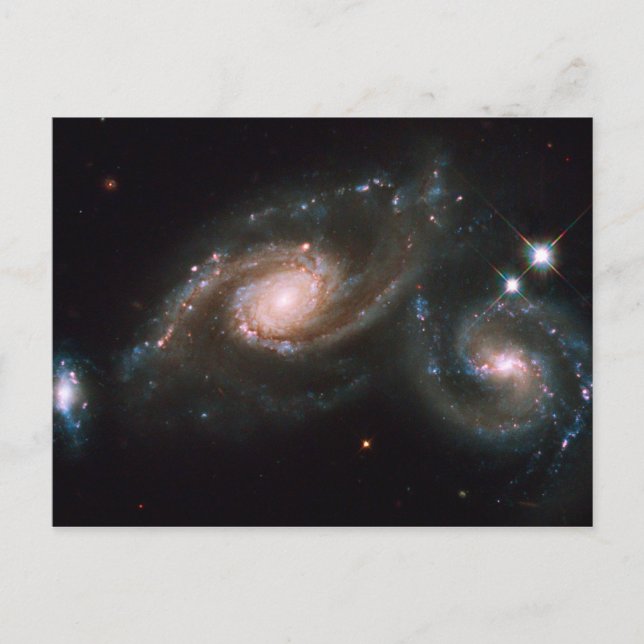 Carte Postale Arp 274 Galaxies Espace NASA (Devant)