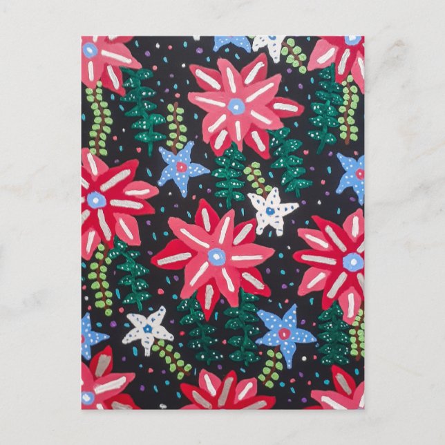 Carte Postale Arrangement floral gras (Devant)