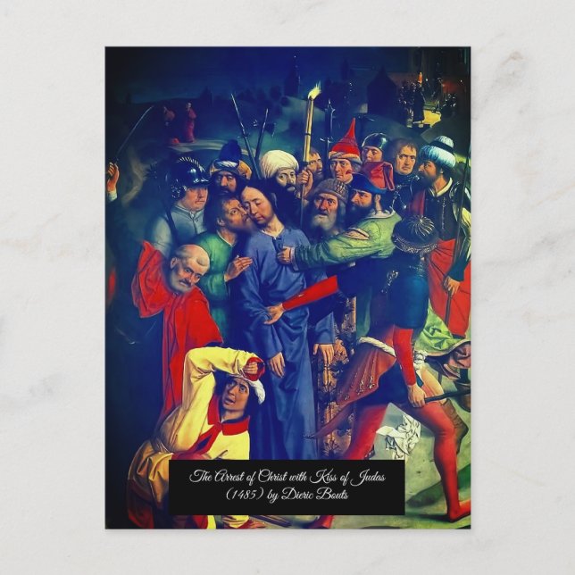 Carte Postale Arrestation du Christ (Devant)