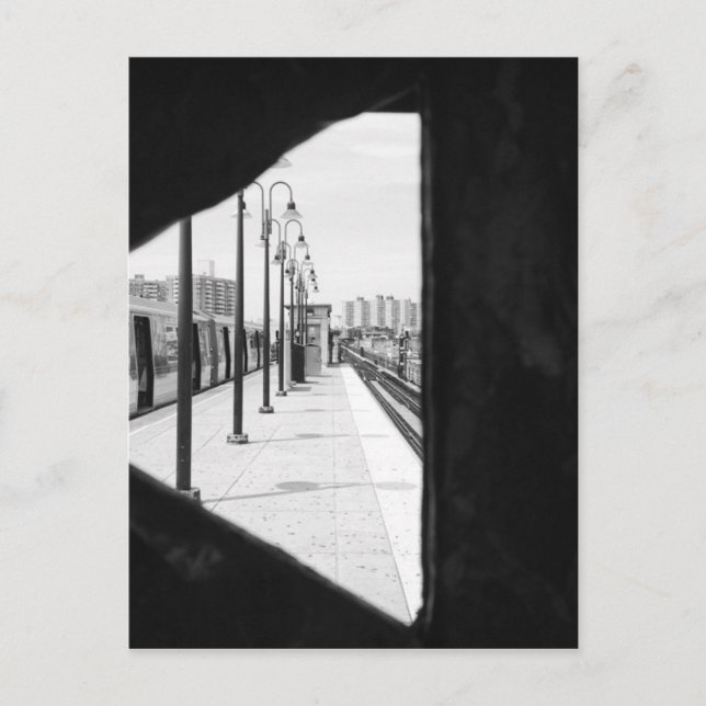 Carte Postale Arrêt de métro Brighton Beach (Devant)