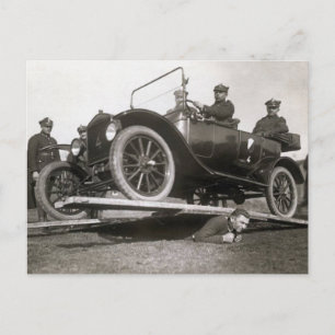 Carte Postale Arrêt de voiture