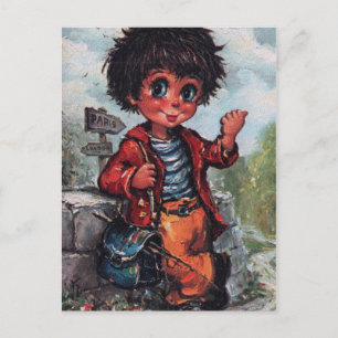 Carte Postale Arrêt Petit Poulbot