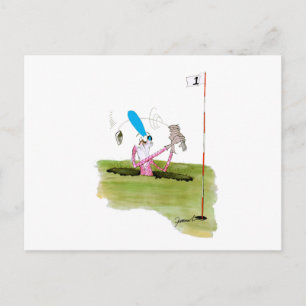 Carte Postale arrêter de creuser - golf, tony fernandes