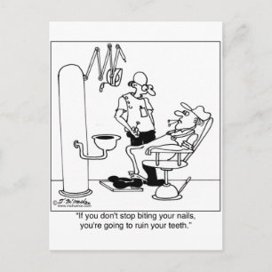 Carte Postale Arrêtez De Cacher Vos Ongles