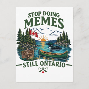 Carte Postale Arrêtez de Faire des Memes Toujours Lac Ontario Dr