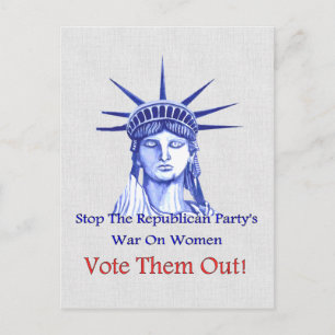 Carte Postale Arrêtez la guerre sur des femmes