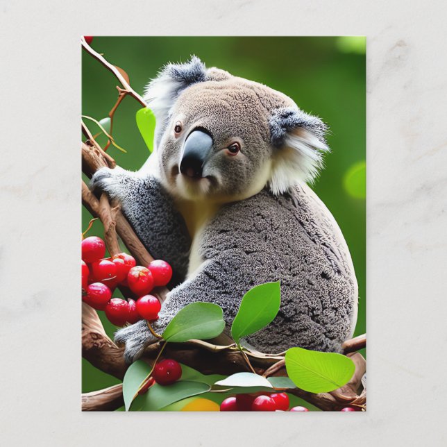 Carte postale arrière - plan Cute Koala Bear (Devant)