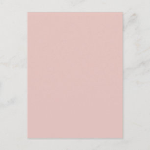 Carte Postale Arrière - plan de couleur vive rose pâle