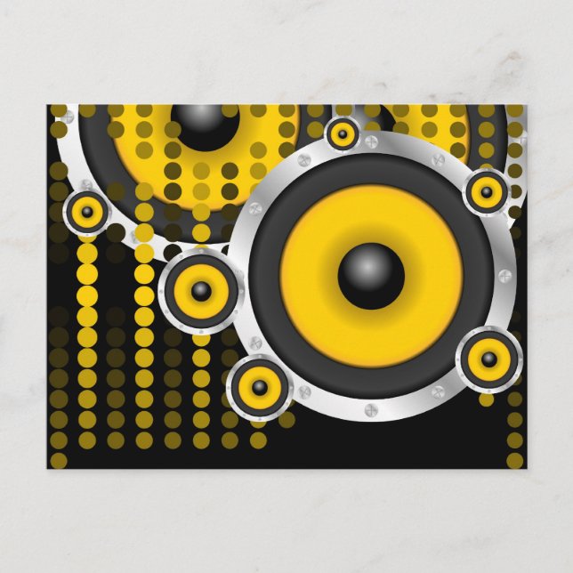 Carte Postale Arrière - plan de parti (Devant)