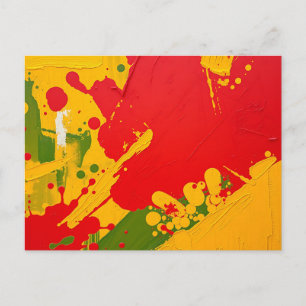 Carte Postale Arrière - plan de texture Abstrait avec rouge gras