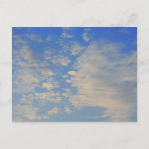 Carte Postale Arrière - plan du ciel bleu.