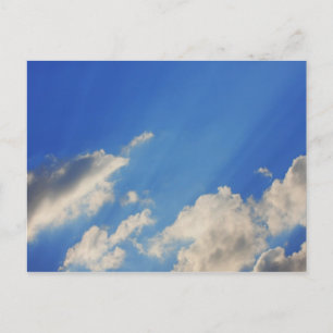 Carte Postale Arrière - plan du ciel bleu.